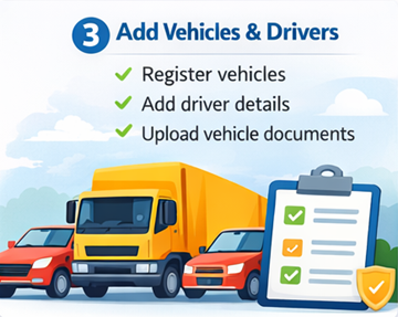 Добавяне на превозни средства и шофьори в ExusTrans с товароносимост, товарно пространство и ADR статус